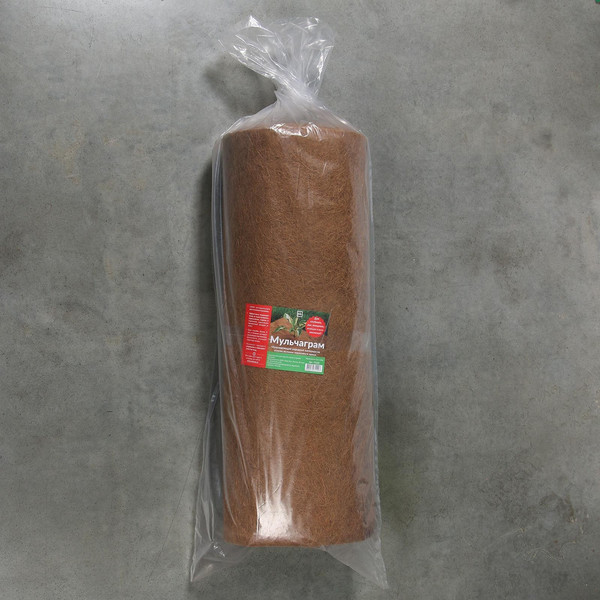 Изображение товара Укрывной материал Мульчаграм Кокосовое полотно для мульчирования 10x1м