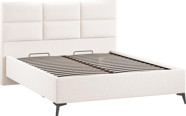 Изображение товара Двуспальная кровать ТриЯ Делана с подъемным механизмом 1600 Тип 1 (экомех Barni Milk)