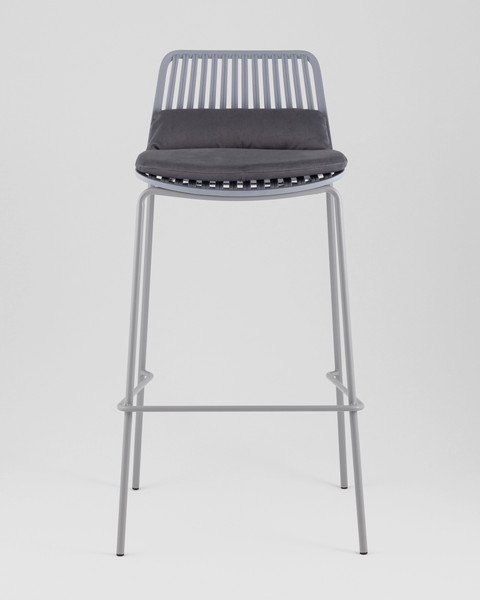 Изображение товара Стул барный Stool Group Louran с подушкой D-012H-75 (серый)