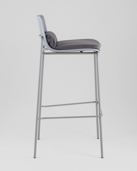 Изображение товара Стул барный Stool Group Louran с подушкой D-012H-75 (серый)