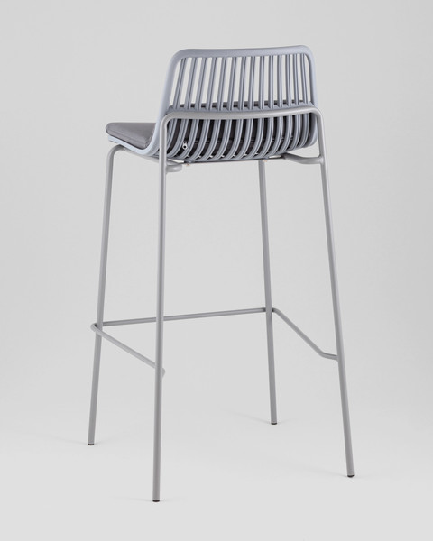 Изображение товара Стул барный Stool Group Louran с подушкой D-012H-75 (серый)