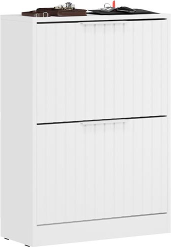 Изображение товара Тумба для обуви ТриЯ Хилтон 303.012.000 (белый снег/белый матовый)