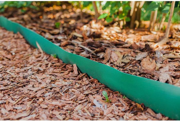 Изображение товара Бордюр садовый GREENGO 30см 10м толщина 1.2мм / 3253423 (зеленый)