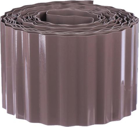 Изображение товара Бордюр садовый GREENGO 10см 9м толщина 0.6мм / 4239447 (темно-коричневый)