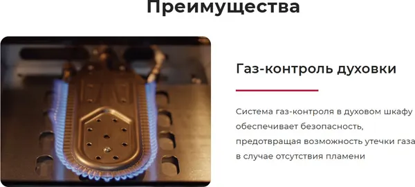 Изображение товара Плита газовая GEFEST ПГ 6100-01 0187