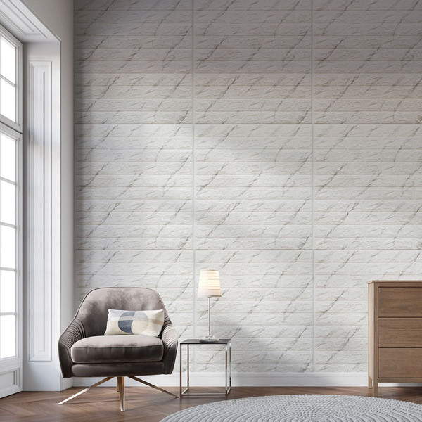 Изображение товара Панель ПВХ Grace Lux Карельский мрамор (700x700мм)