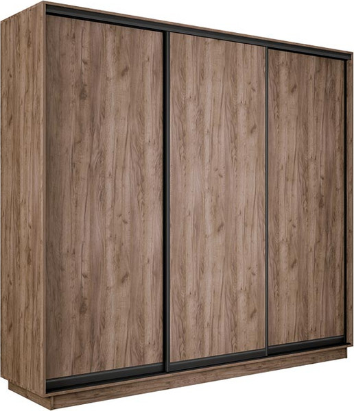 Изображение товара Шкаф-купе ТриЯ Румер-2 СШК 3.180.60-11.11.11 Н 3-х дверный , Ду (дуб крафт табачный/черный)
