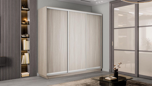 Изображение товара Шкаф-купе ТриЯ Румер-2 СШК 3.210.70-11.11.11 3-х дверный (ясень шимо светлый/ясень шимо светлый/ясень шимо светлый/ясень шимо светлый)