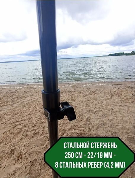 Изображение товара Зонт рыболовный Wahoo С шалью на 8 секторов с одним окошком / YFD059-1