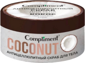 Изображение товара Скраб антицеллюлитный Compliment Кокос (250мл)