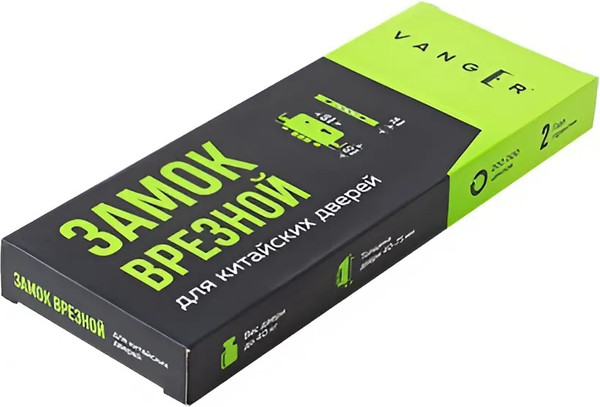 Изображение товара Замок врезной Vanger T-1-09-CR