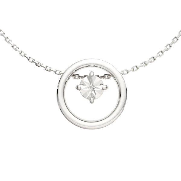 Изображение товара Комплект ювелирных украшений из серебра ZORKA Геометрия с бриллиантами (колье 05D0001 45см, браслет 06D0078 18см, серьги 03D0078)