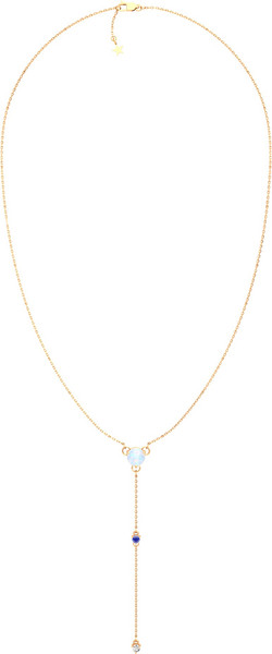 Изображение товара Комплект ювелирных украшений из розового золота ZORKA Рандеву с опалами (моносерьга 310625.9K.R, моносерьга 310621.9K.R, колье 550068.14K.R 45см)