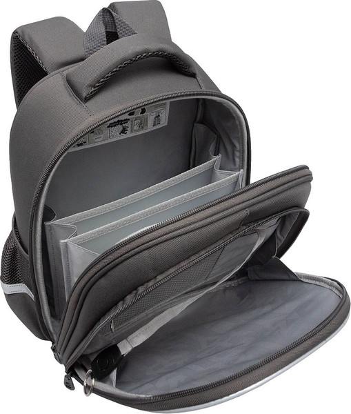 Изображение товара Школьный рюкзак Grizzly RAz-586-15 (серый)