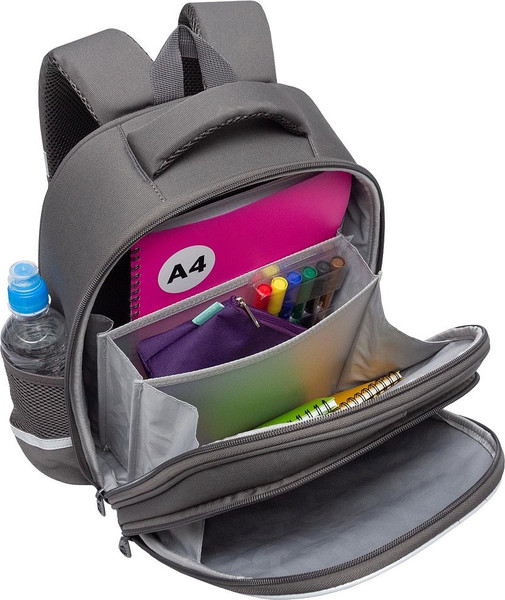 Изображение товара Школьный рюкзак Grizzly RAz-586-15 (серый)