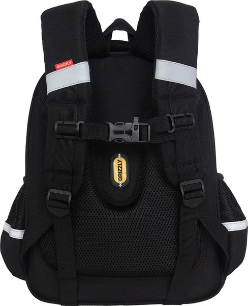 Изображение товара Школьный рюкзак Grizzly RAz-587-15 (черный/желтый)