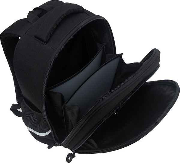 Изображение товара Школьный рюкзак Grizzly RAz-587-15 (черный/желтый)