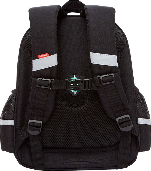 Изображение товара Школьный рюкзак Grizzly RAz-587-6 (черный/бирюзовый)