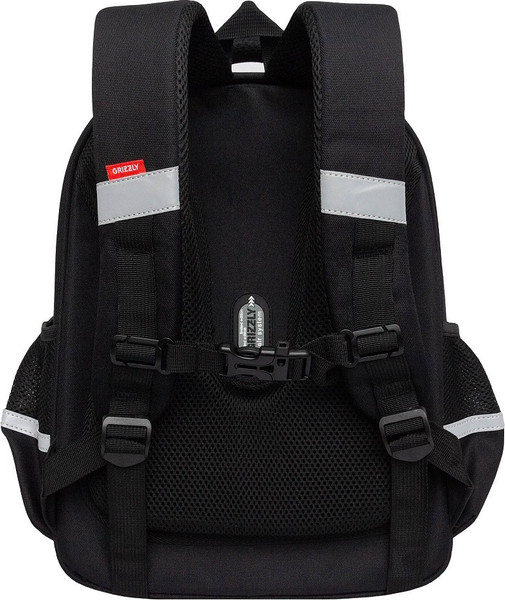 Изображение товара Школьный рюкзак Grizzly RAz-587-8 (черный/серый)