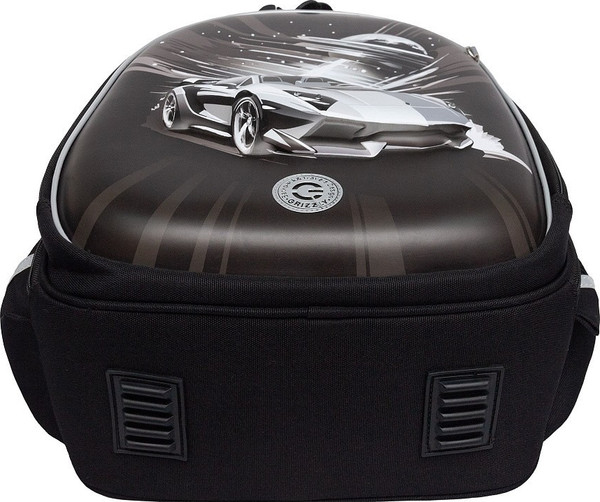 Изображение товара Школьный рюкзак Grizzly RAz-587-8 (черный/серый)