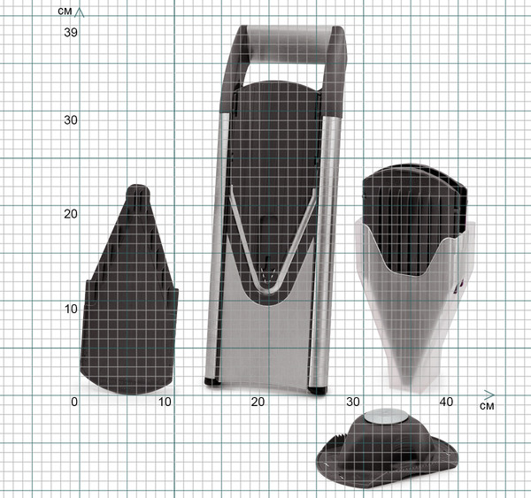 Изображение товара Овощерезка ручная Borner Профи 3600560 (черный)