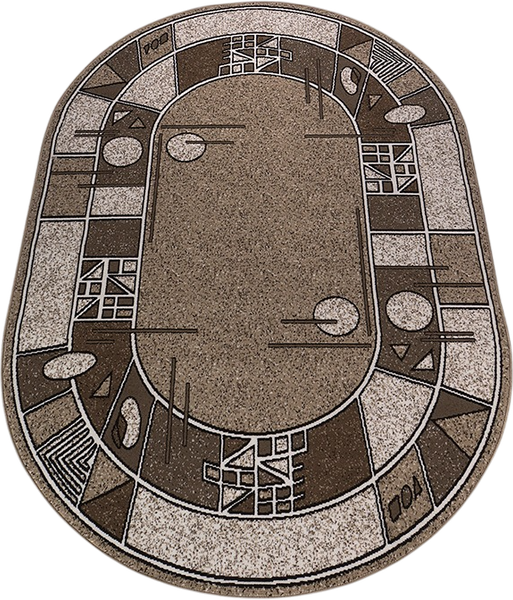 Изображение товара Ковер Белка Лайла Де Люкс Овал 15804 10822 (1.8x2.6)