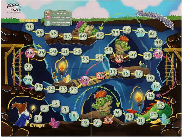 Изображение товара Настольная игра Три совы Ходилка-бродилка. Подземелье / НИ_55529