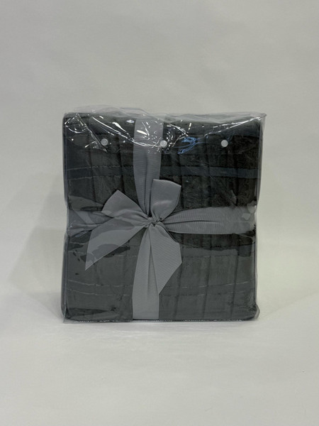 Изображение товара Плед Karven Фланель 1.5сп / PL015 CUTTING v7/Dark Grey