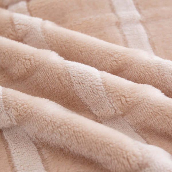 Изображение товара Плед Karven Фланель Евро / PL016 CUTTING v1/Champagn