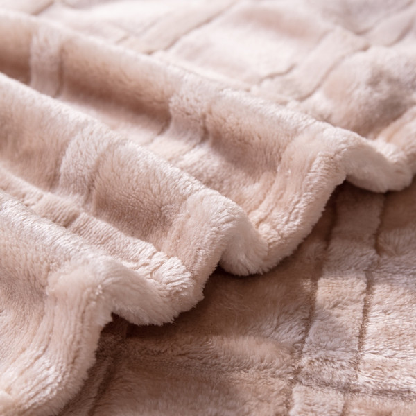 Изображение товара Плед Karven Фланель Евро / PL016 CUTTING v1/Champagn