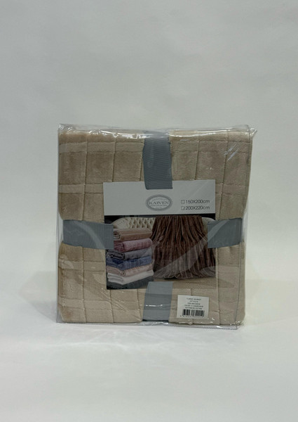 Изображение товара Плед Karven Фланель Евро / PL016 CUTTING v1/Champagn