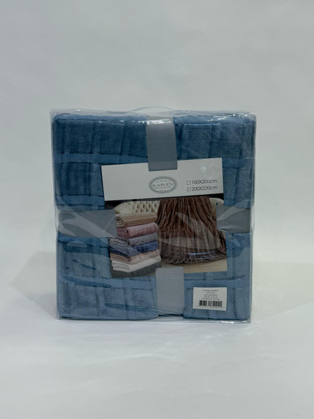 Изображение товара Плед Karven Фланель Евро / PL016 CUTTING v4/Blue