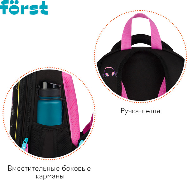 Изображение товара Школьный рюкзак Forst F-Top. Disco Lama / FT-RY-012509