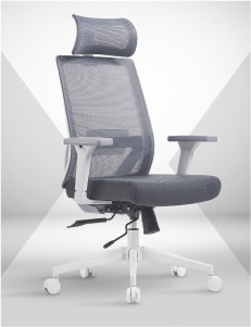 Изображение товара Кресло офисное Sparx Toro Plus FX-15 (белый/серый)