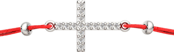 Изображение товара Комплект ювелирных украшений из серебра ZORKA Крестики (кольцо 0105007.REL р.18, крестик 0440294.ZZ, серьги 0361503/1, браслет 0670064.02 18см)