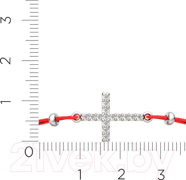 Изображение товара Комплект ювелирных украшений из серебра ZORKA Крестики (кольцо 0105007.REL р.18, крестик 0440294.ZZ, серьги 0361503/1, браслет 0670064.02 18см)