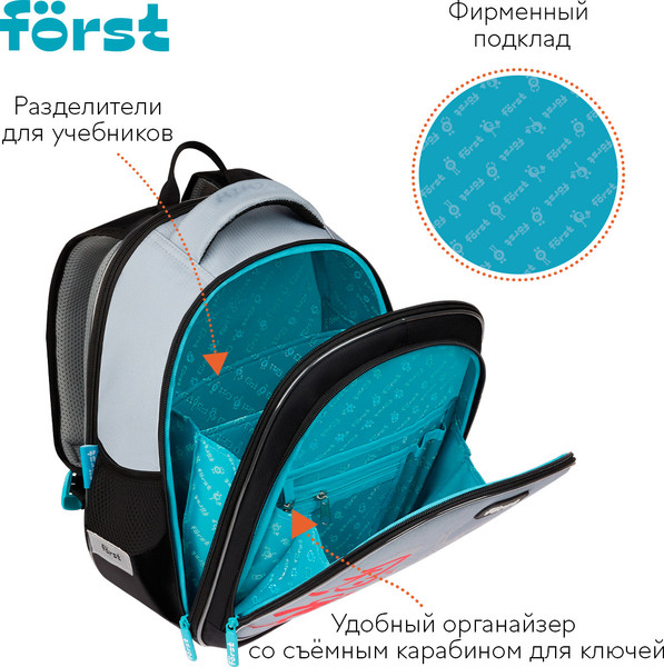 Изображение товара Школьный рюкзак Forst F-Cloud. Invisible Ninja / FT-RM-152508