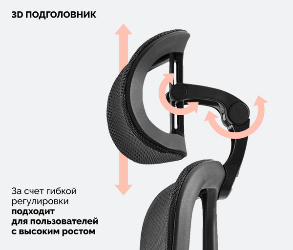 Изображение товара Кресло офисное Sparx Fansil Plus FX-22 (черный)