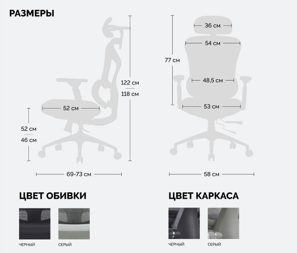 Изображение товара Кресло офисное Sparx Limber FX-17 (серый)