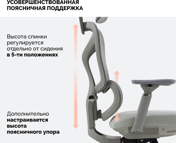 Изображение товара Кресло офисное Sparx Limber FX-17 (серый)