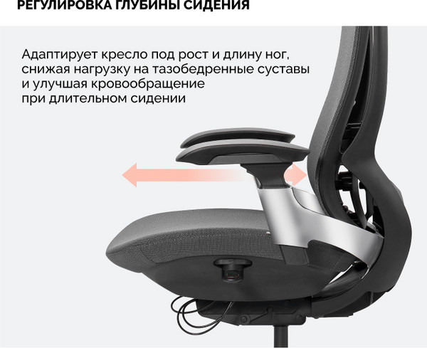 Изображение товара Кресло офисное Sparx Goat FT-16 (черный/темно-серый)