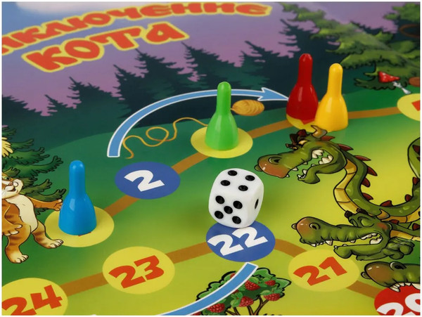 Изображение товара Настольная игра Три совы Ходилка-бродилка. Приключения кота / НИ_55530