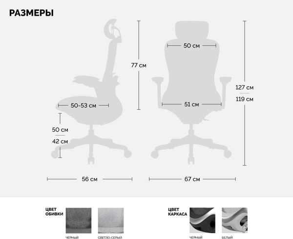 Изображение товара Кресло офисное Sparx Enigma FT-4 (черный)
