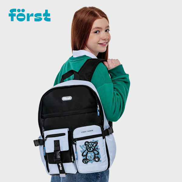 Изображение товара Школьный рюкзак Forst F-Teens. Crazy Emoji / FT-RM-142502