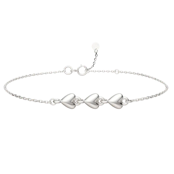 Изображение товара Комплект ювелирных украшений из серебра ZORKA Романтика (браслет 0650337 18см, серьги 0300556, подвеска 0440201)