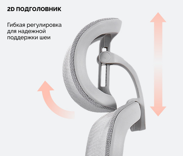 Изображение товара Кресло офисное Sparx Enigma FT-15 (белый/серый)