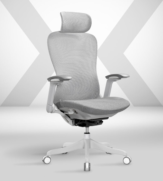 Изображение товара Кресло офисное Sparx Enigma FT-15 (белый/серый)