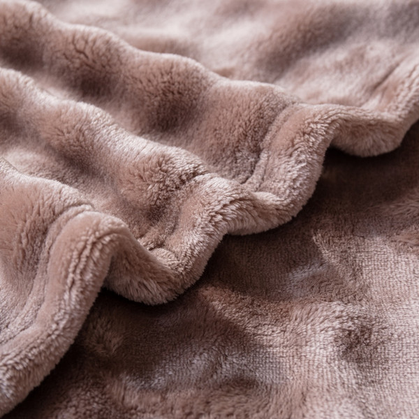 Изображение товара Плед Karven Велсофт 1.5сп / PL 011 SOLID BUBBLE v2/Dark Brown