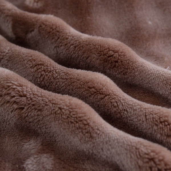 Изображение товара Плед Karven Велсофт 1.5сп / PL 011 SOLID BUBBLE v2/Dark Brown