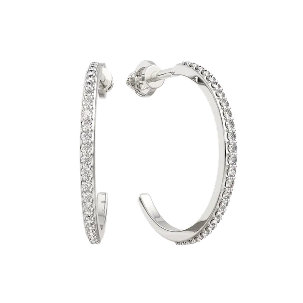 Изображение товара Комплект ювелирных украшений из белого золота ZORKA С бриллиантами (браслет 6D0005.14K.W 18см, серьги 3D0092.14K.W, кольцо 2D00373.14K.W.ZZ р.16)